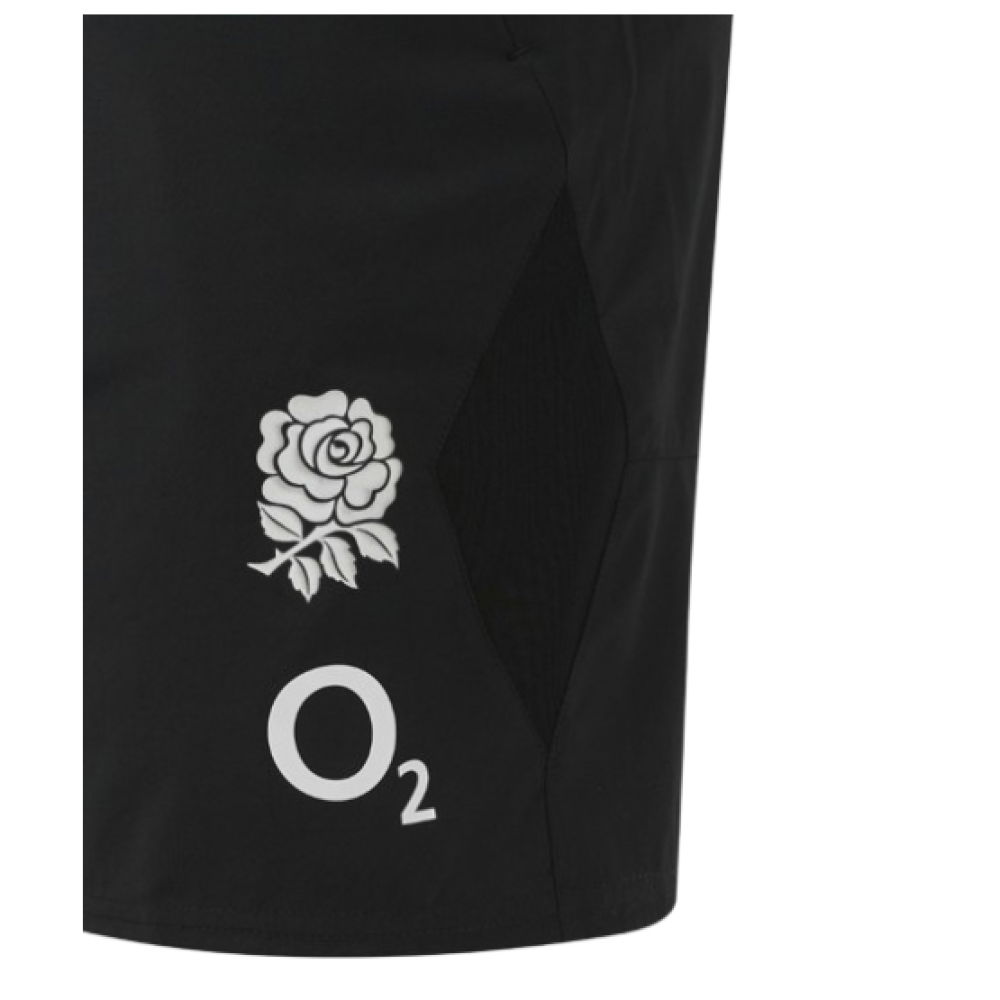 2024-2025 England Rugby Gym Shorts O2 (Black)