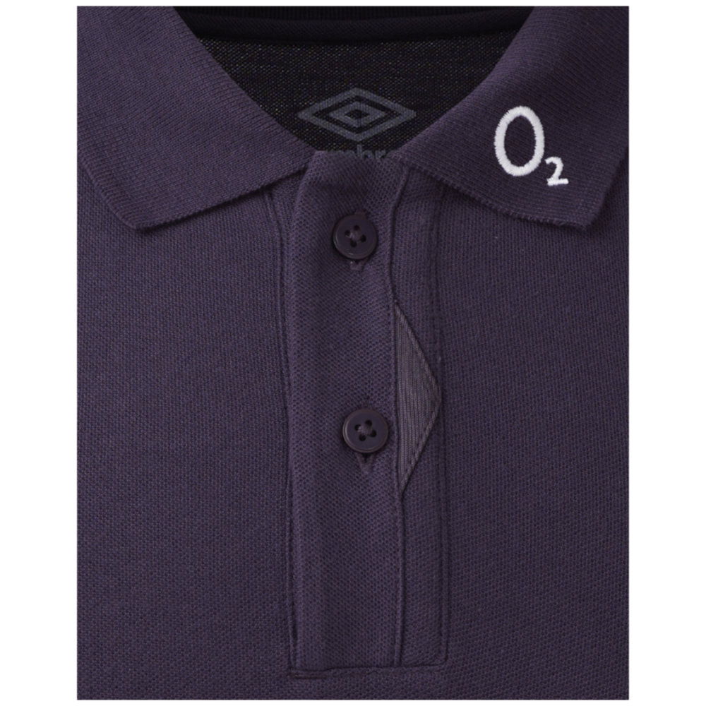 2024-2025 England Rugby CVC Polo Shirt (Nightshade)