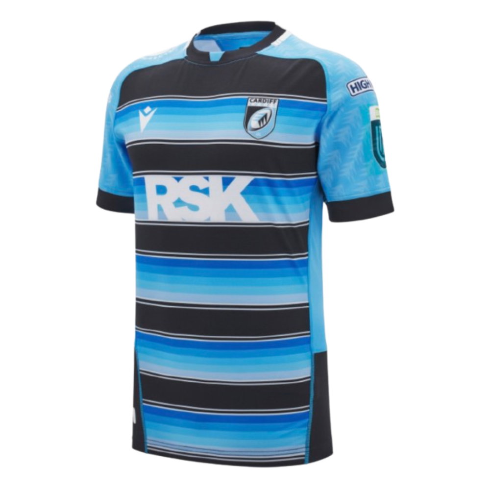 2024-2025 Cardiff Blues Rugby Home Slim Body Fit Shirt (Your Name)