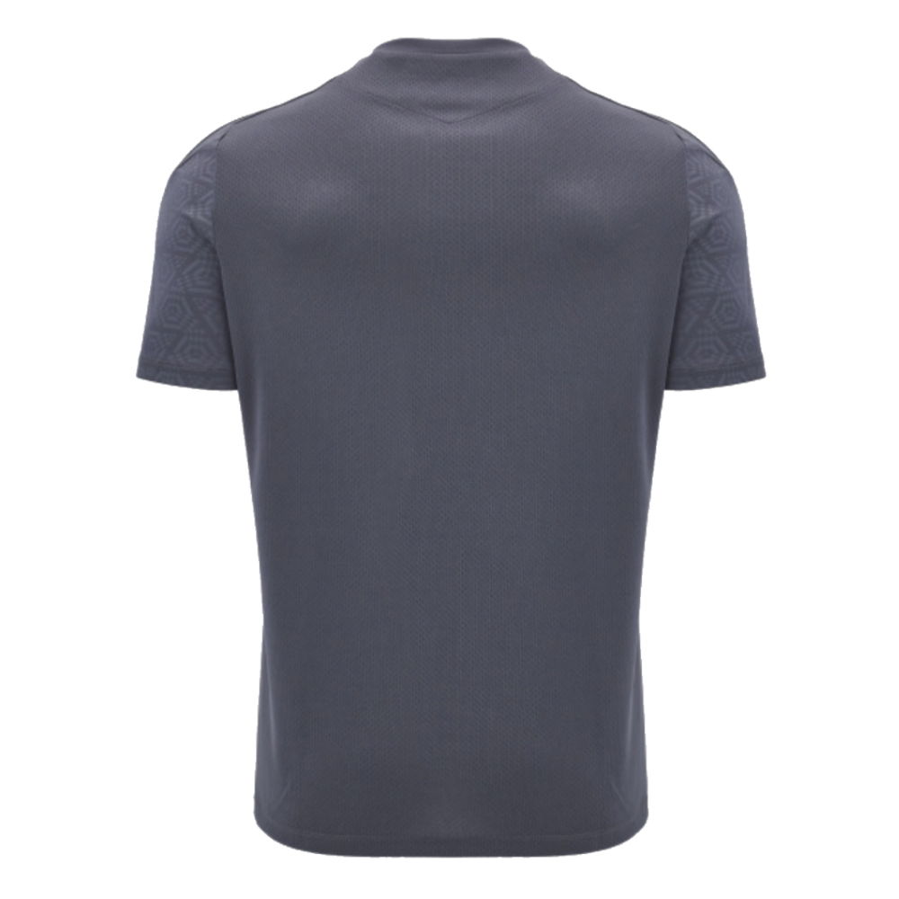 2024-2025 Wales WRU Rugby Training Poly Shirt (Anthracite) - Kids