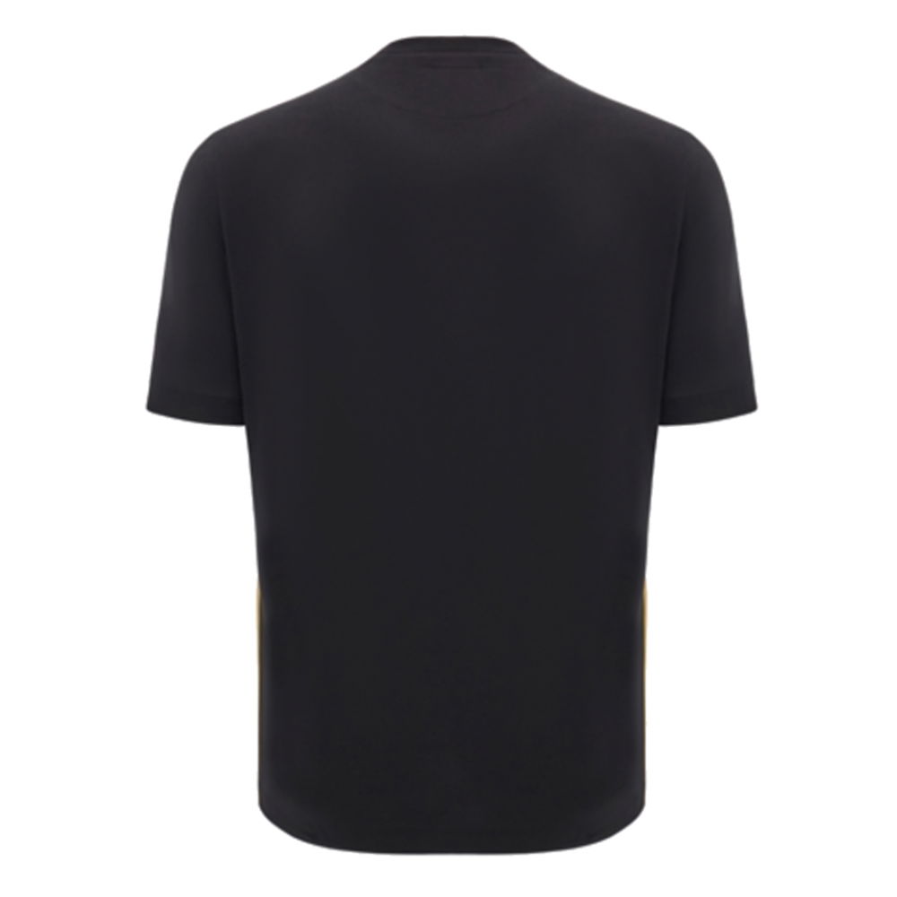 2024-2025 Wales Rugby Travel Cotton T-Shirt (Black)
