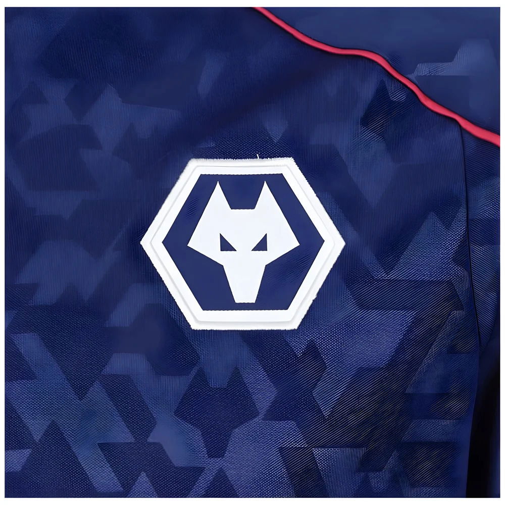 2024-2025 Wolves Pre Match Anthem Jacket - Blue