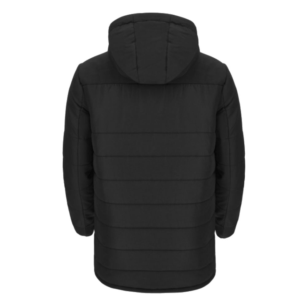 2024-2025 Glasgow Warriors Travel Long Padded Jacket (Black)