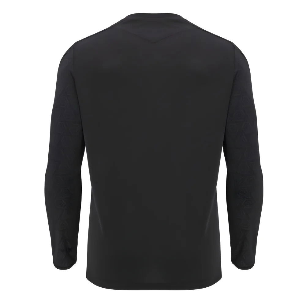 2024-2025 Wales Rugby LS Poly Training Shirt (Black)