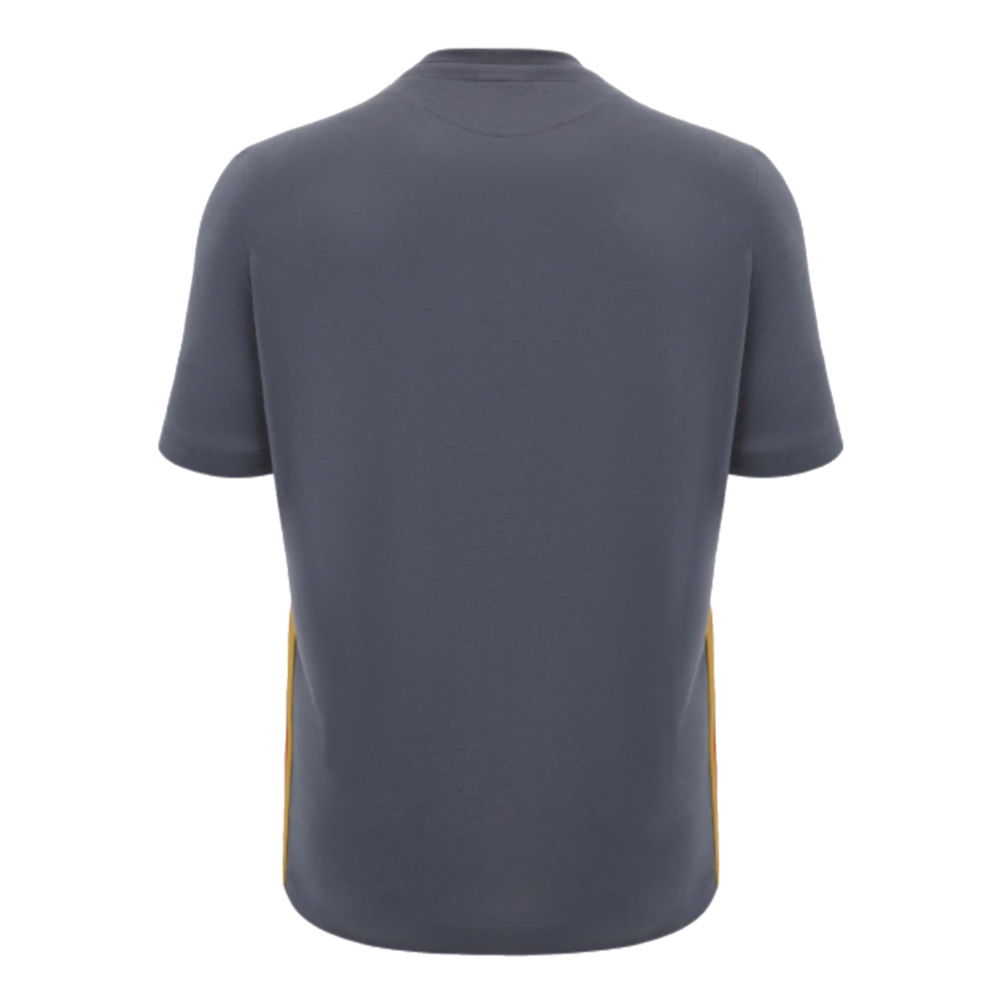 2024-2025 Wales Rugby Travel Cotton T-Shirt (Anthracite) - Kids