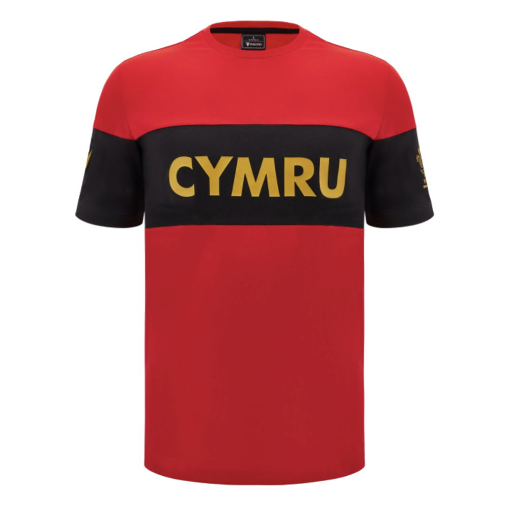 2024-2025 Wales Rugby Leisure T-Shirt (Red) (Your Name)