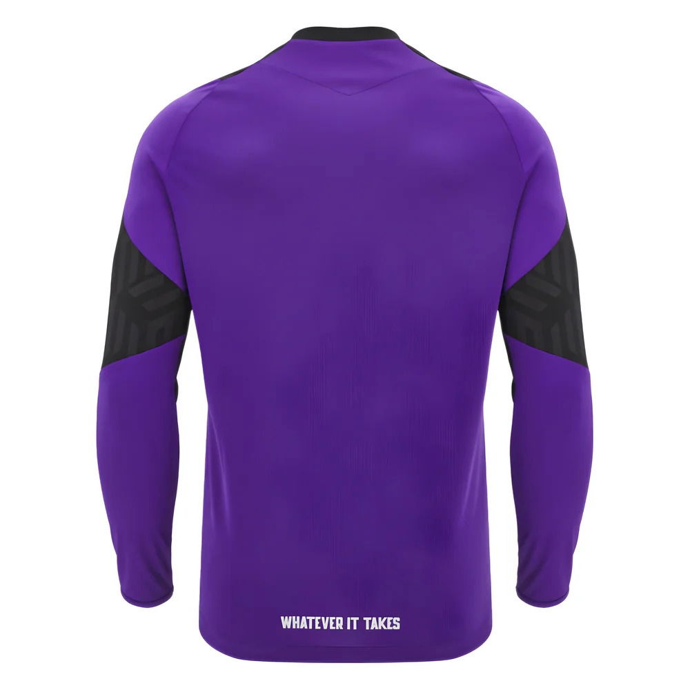2024-2025 Glasgow Warriors Rugby LS Training Shirt (Purple)