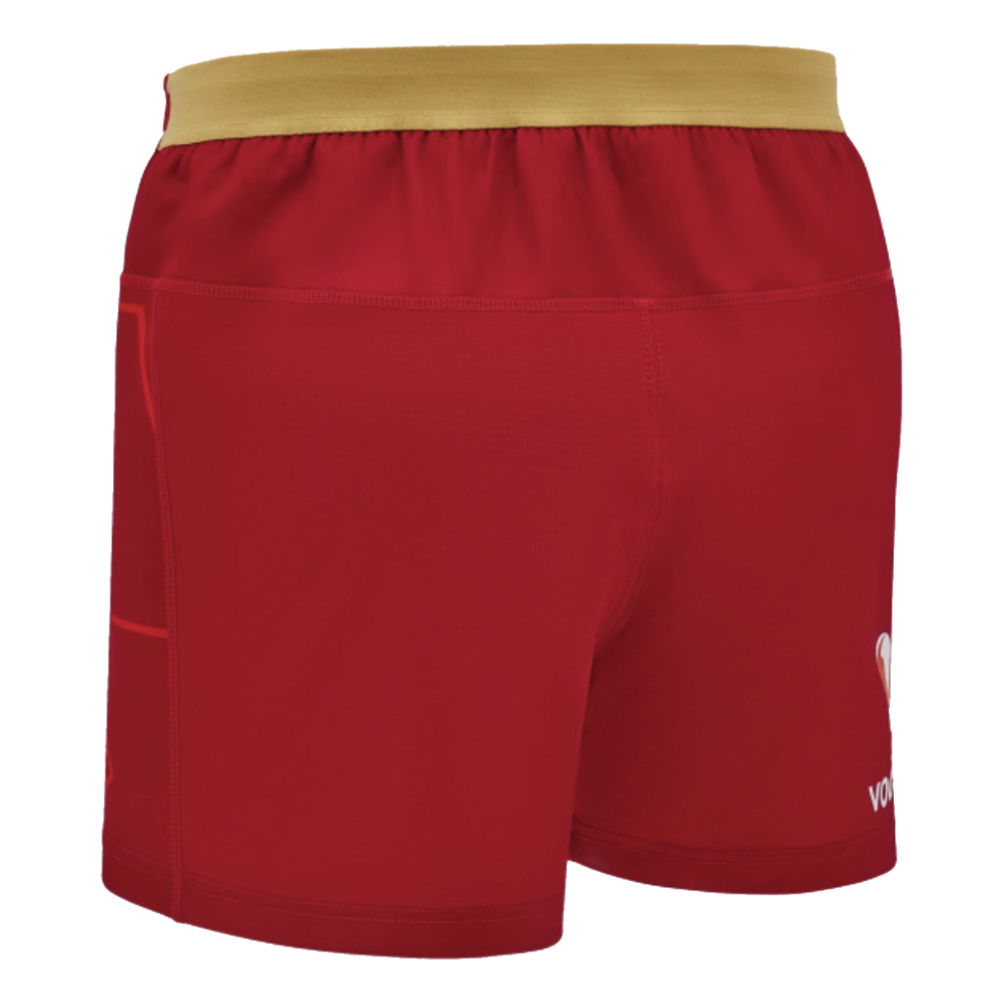 2024-2025 Wales Rugby Pathway Home Shorts (Red)