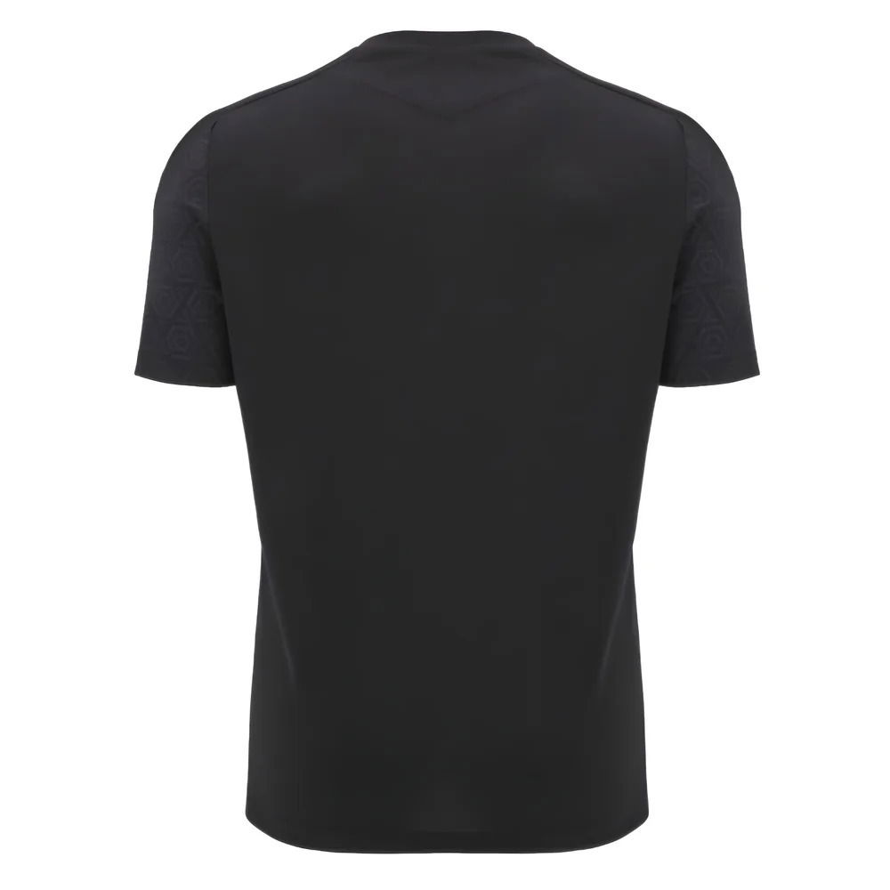 2024-2025 Wales Rugby WRU Poly Training Shirt (Black) - Kids