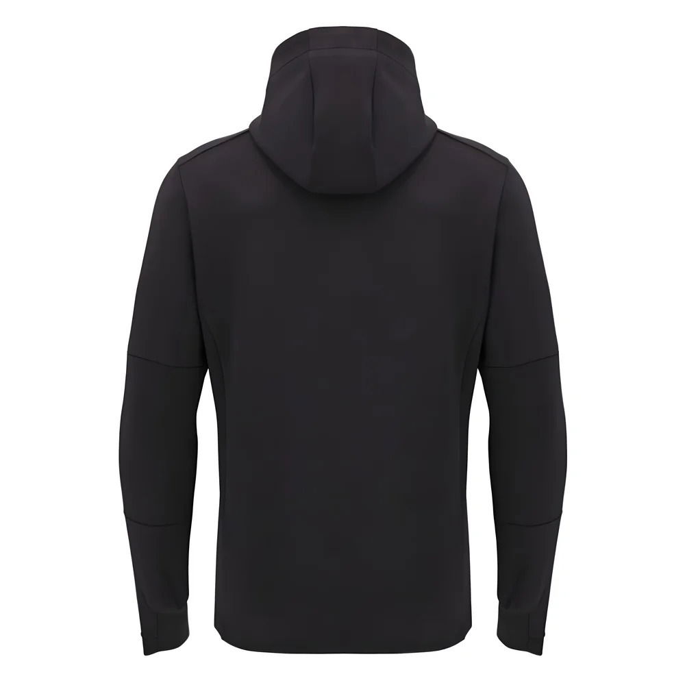 2024-2025 Wales WRU Rugby Ath Full Zip Hoody (Black)