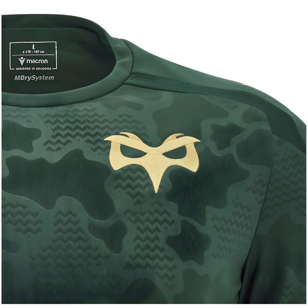 2024-2025 Ospreys Rugby LS Poly Training Shirt (Green)