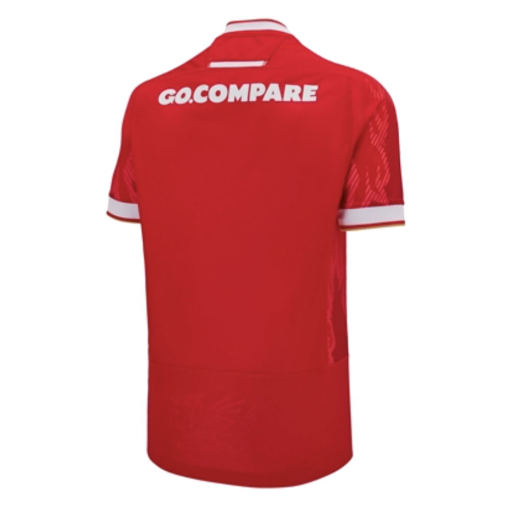 2024-2025 Wales Home Poly Replica Rugby Shirt