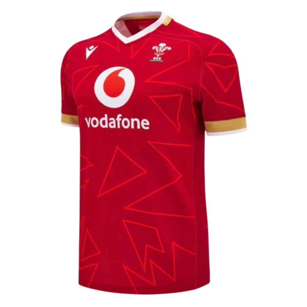 2024-2025 Wales Rugby Home Pathway Pro Authentic Slim Fit Shirt (Your Name)