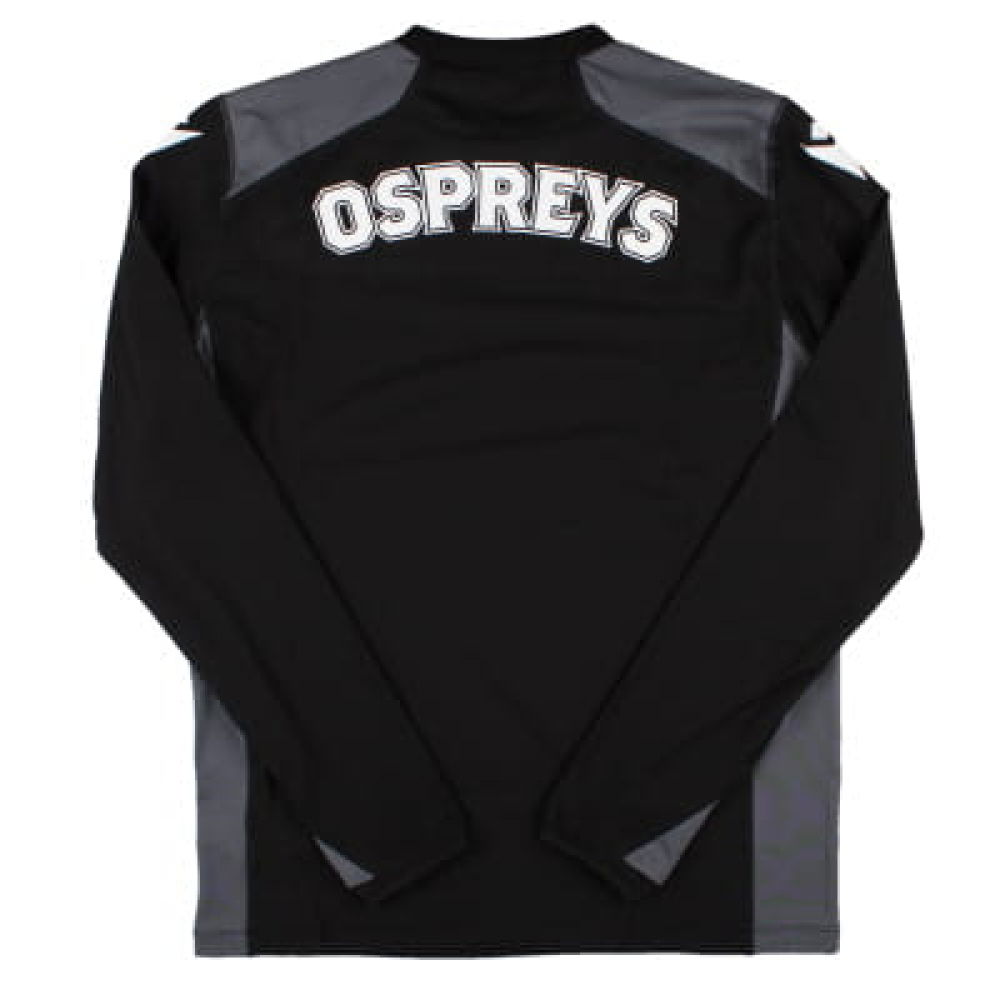 2024-2025 Ospreys Rugby Training Sweatshirt (Black)