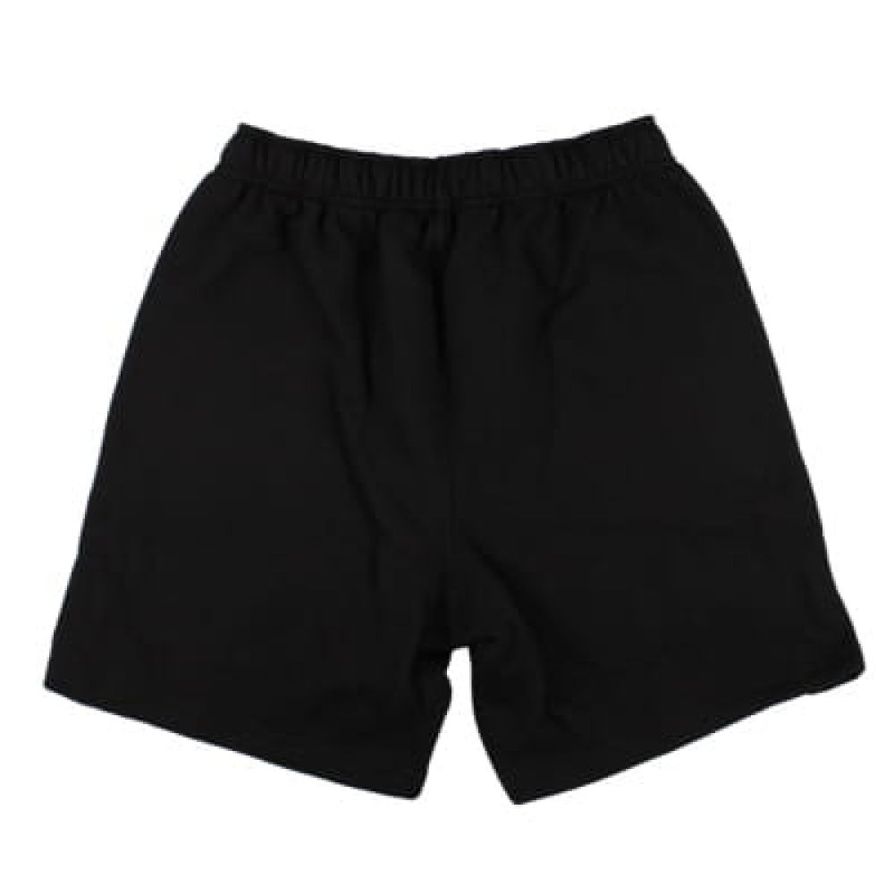2024-2025 Wales Rugby Travel Cotton Bermuda Shorts (Black) - Kids