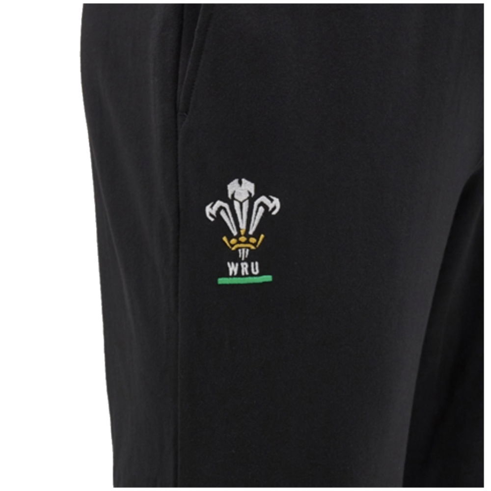 2024-2025 Wales Rugby Travel Cotton Pants (Black)