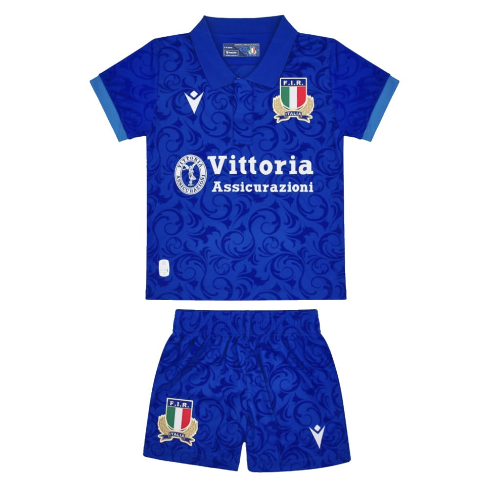 2024-2025 Italy Rugby Home Mini Kit (Your Name)