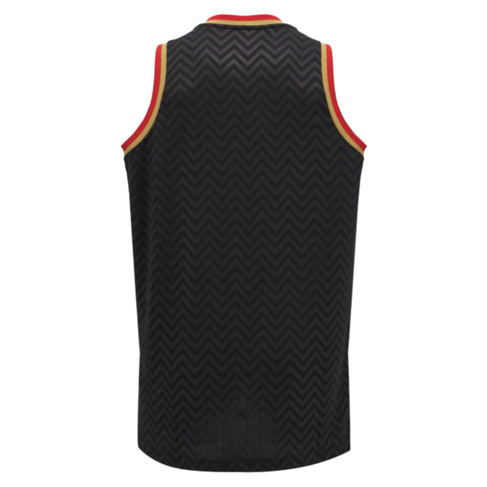 2024-2025 Wales Rugby Training Basketball Singlet (Black)