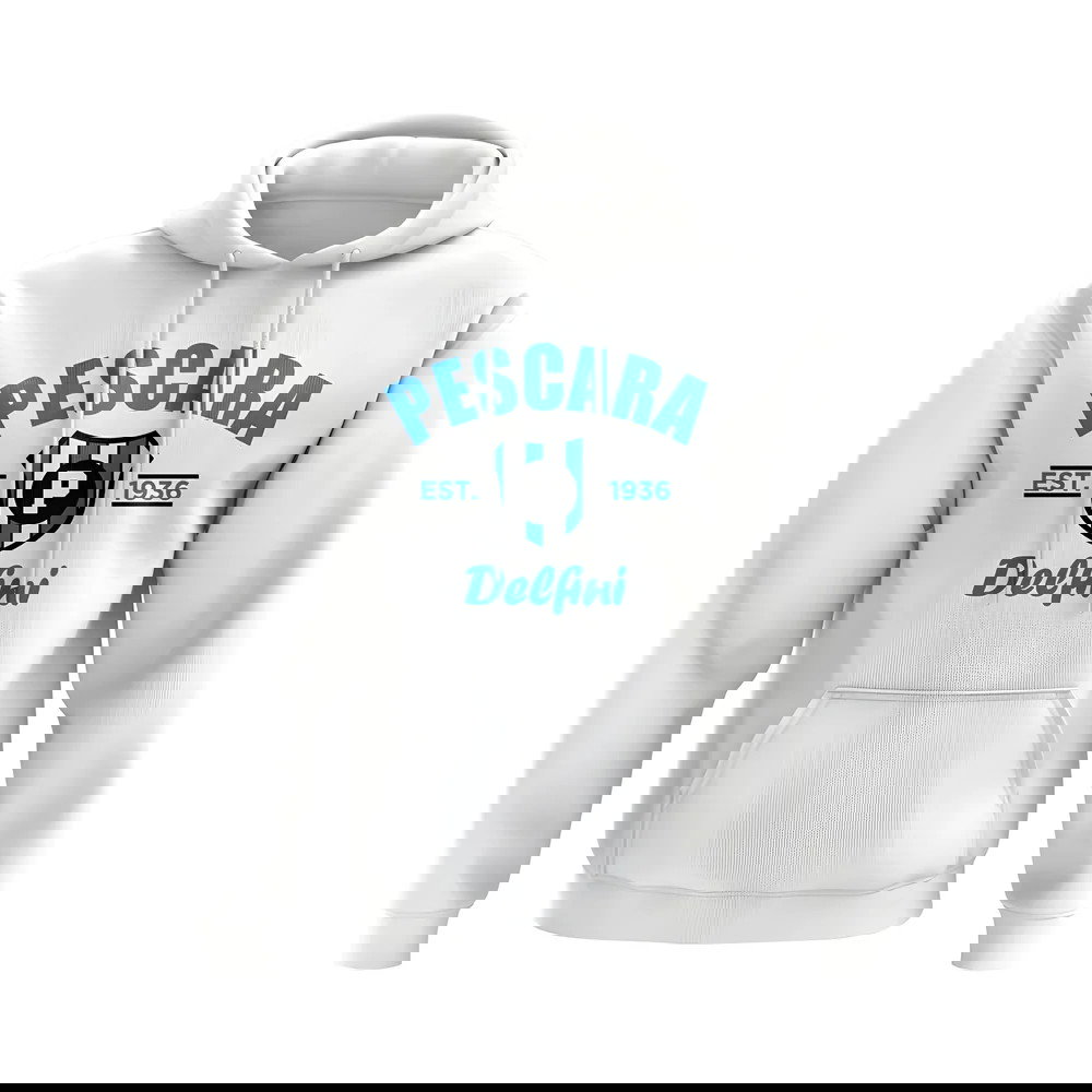Pescara Established Football Hoody (White)
