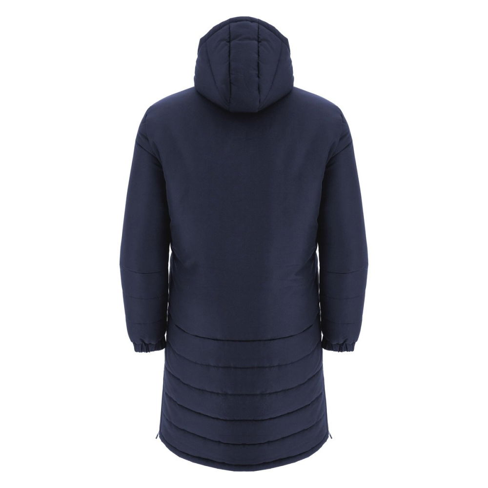 2024-2025 Cardiff Blues Rugby Long Bench Padded Jacket (Navy)