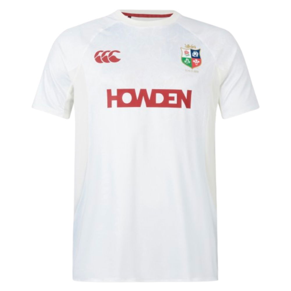 2024-2025 British and Irish Lions Superlight Tee (Cream) (Your Name)