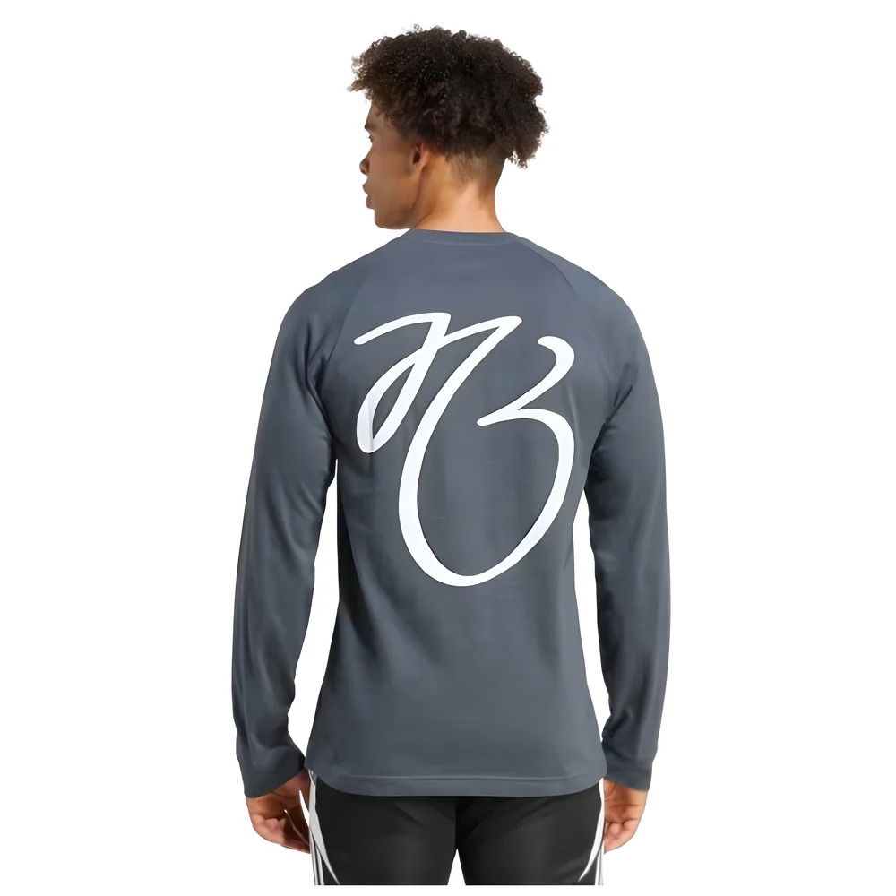 2024-2025 adidas Jude Bellingham Long Sleeve Tee (Grey)
