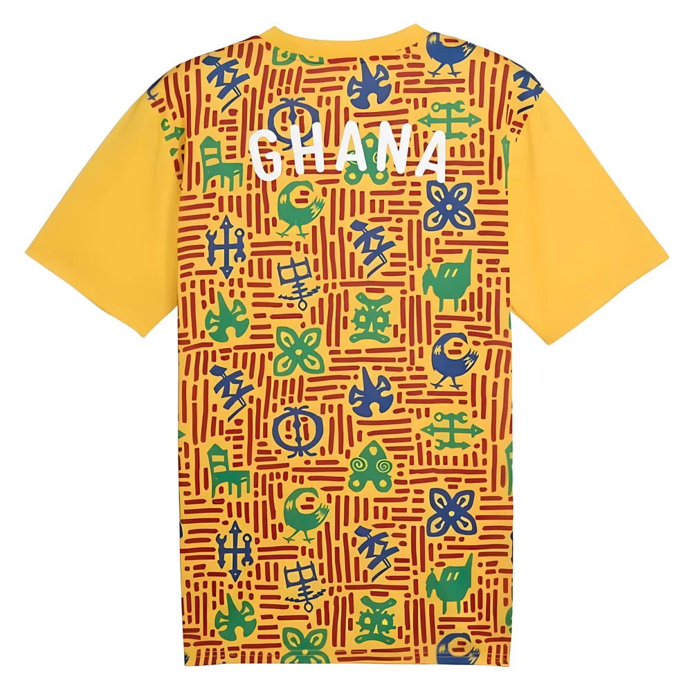 2024-2025 Ghana Pre-Match SS Jersey (Yellow)