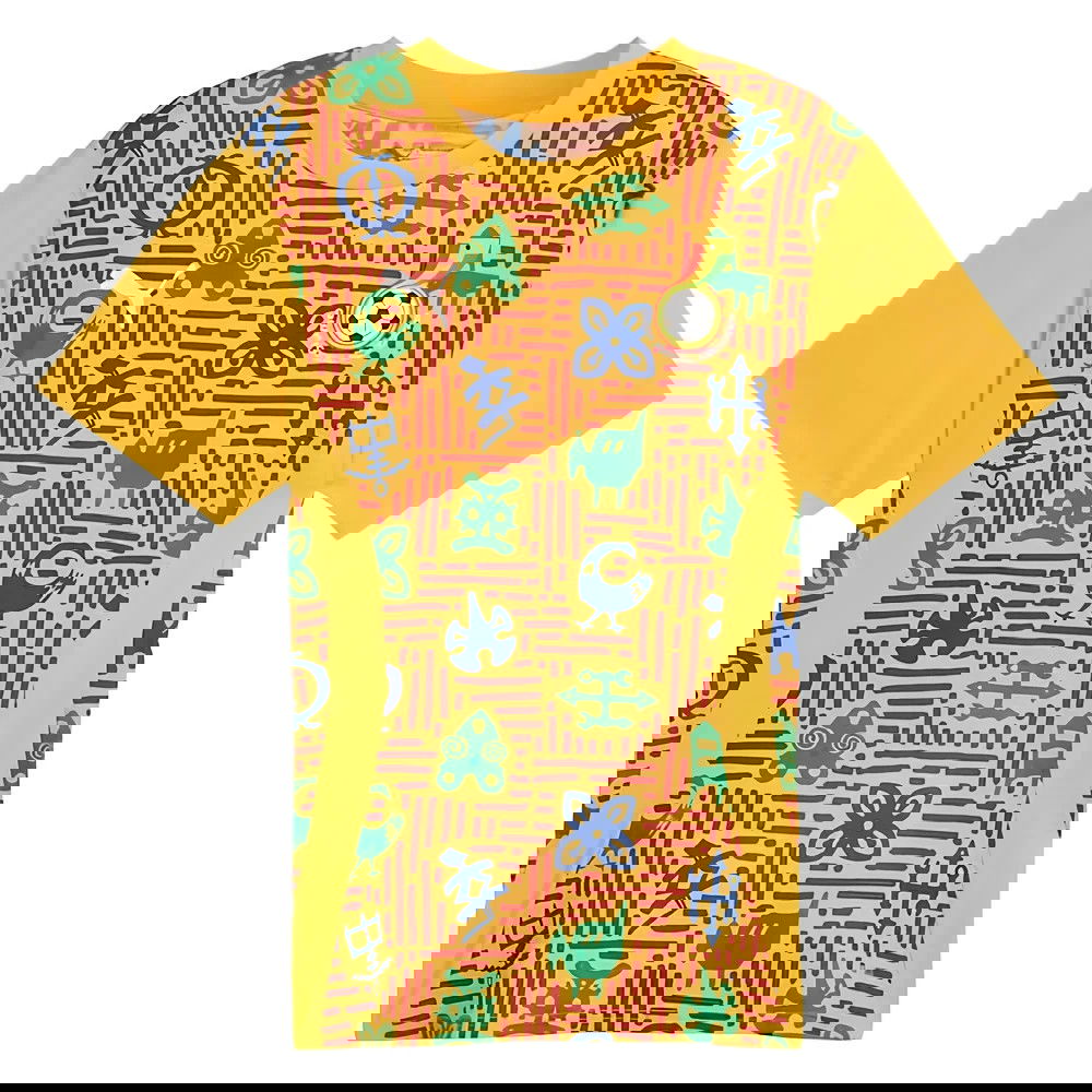 2024-2025 Ghana Pre-Match SS Jersey (Yellow) (Your Name)