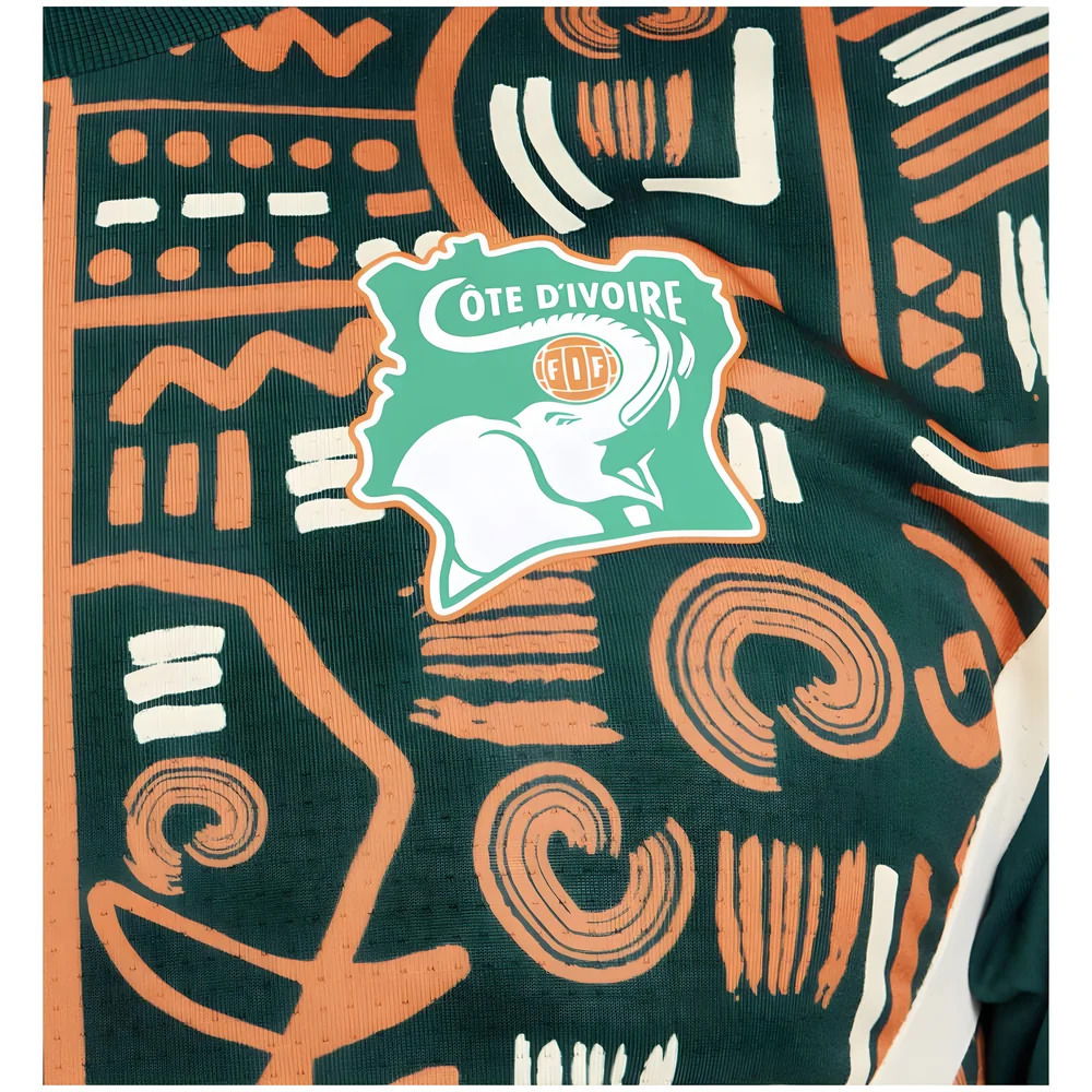 2024-2025 Ivory Coast Prematch SS Jersey (Dark Myrtle)