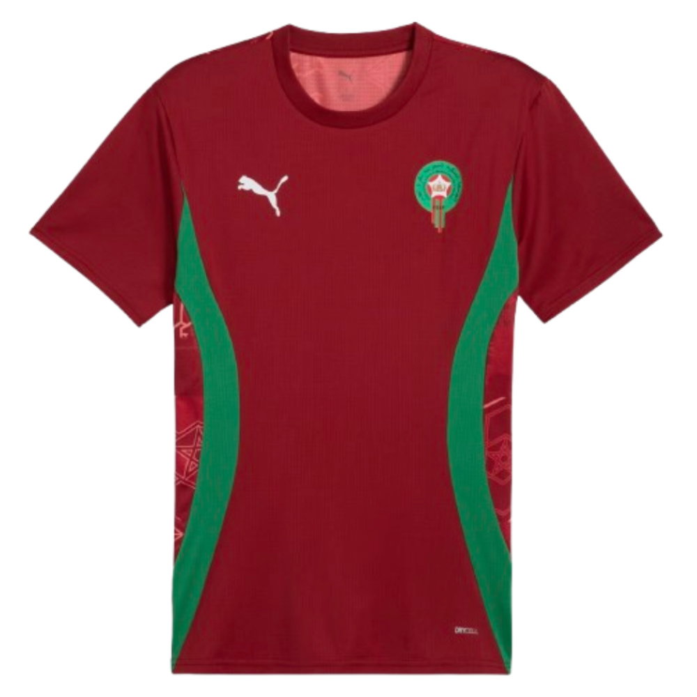 2024-2025 Morocco Prematch SS Jersey (Red) (Hakimi 2)