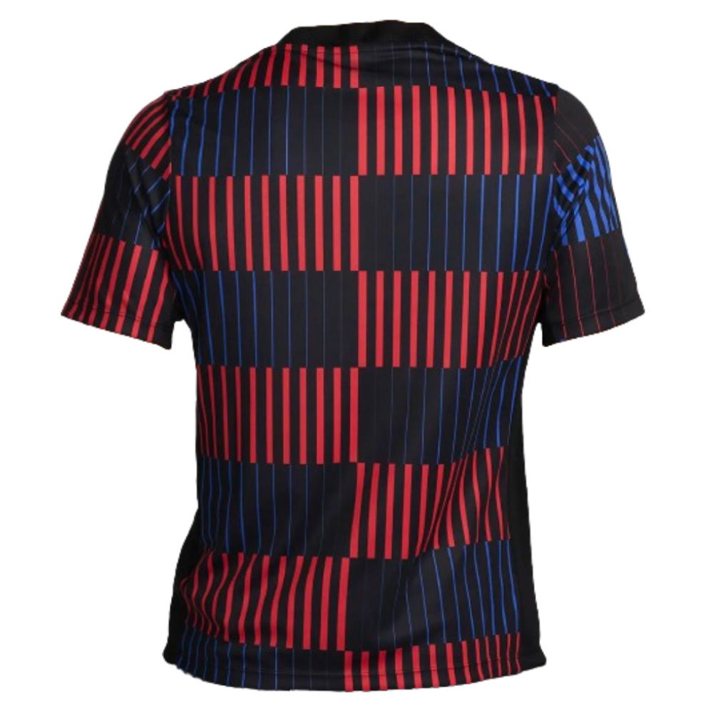 2024-2025 Barcelona Pre-Match Away Shirt (Navy) (Pau Victor 18)