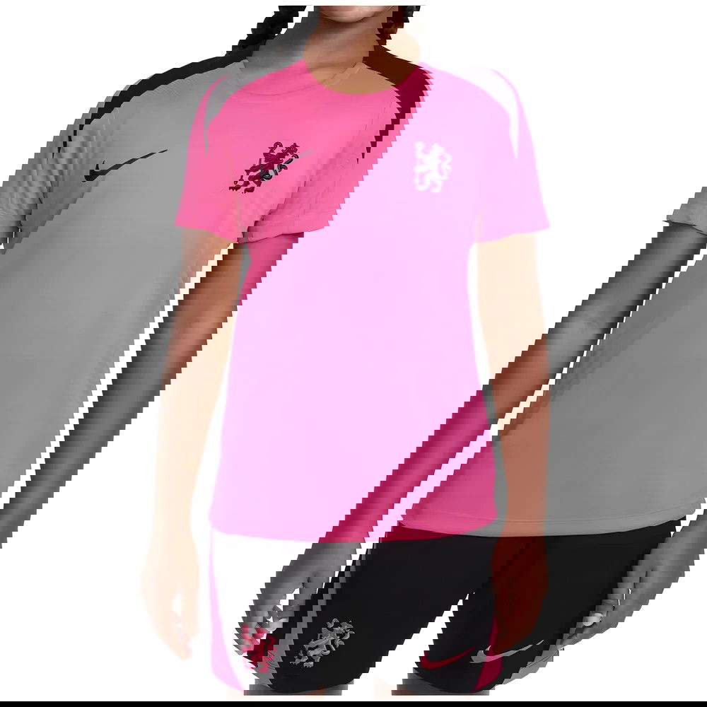 2024-2025 Chelsea Strike Dri-Fit Training Shirt (Pink) - Kids (Kerr 20)