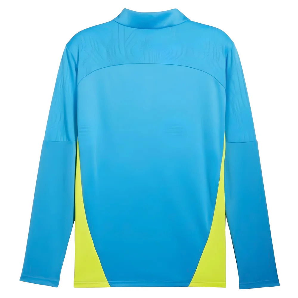 2024-2025 Man City Training 1/4 Zip Top (Magic Blue)
