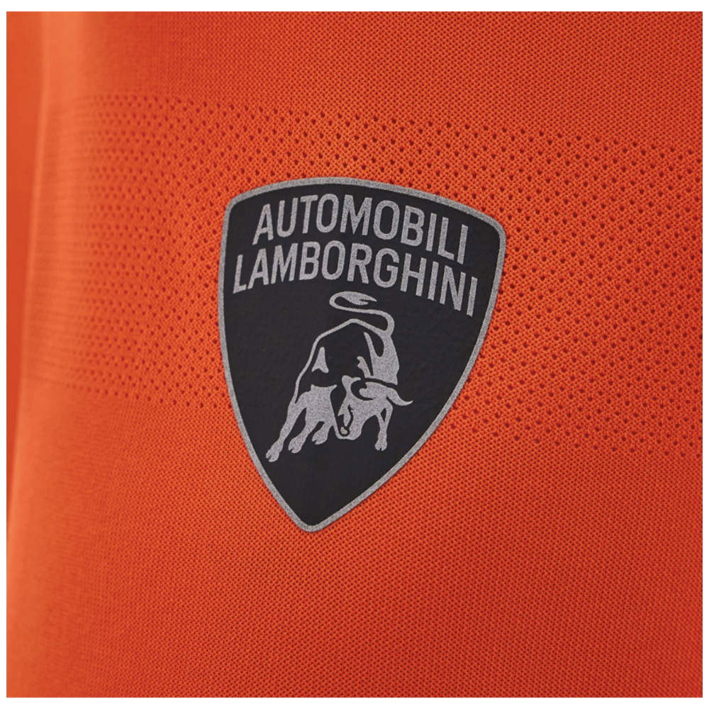 2025 Lamborghini Poly-Jacquard Stretch T-Shirt (Orange)