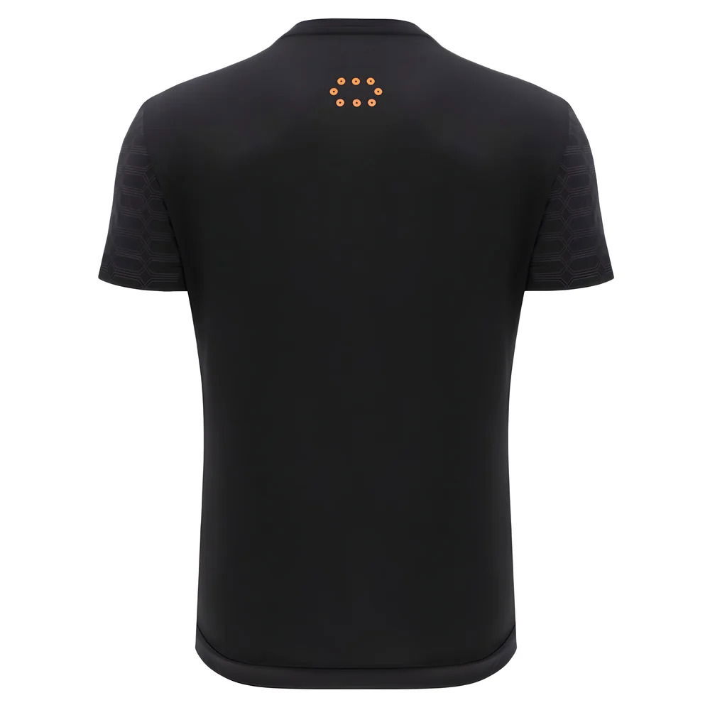 2025 Lamborghini Reflex Poly T-Shirt Black/Orange