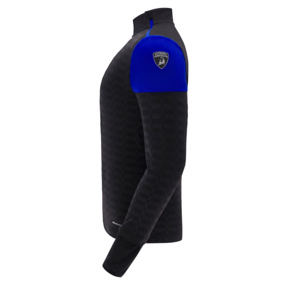 2025 Lamborghini Full Zip Sweater Black/Blue/Orange