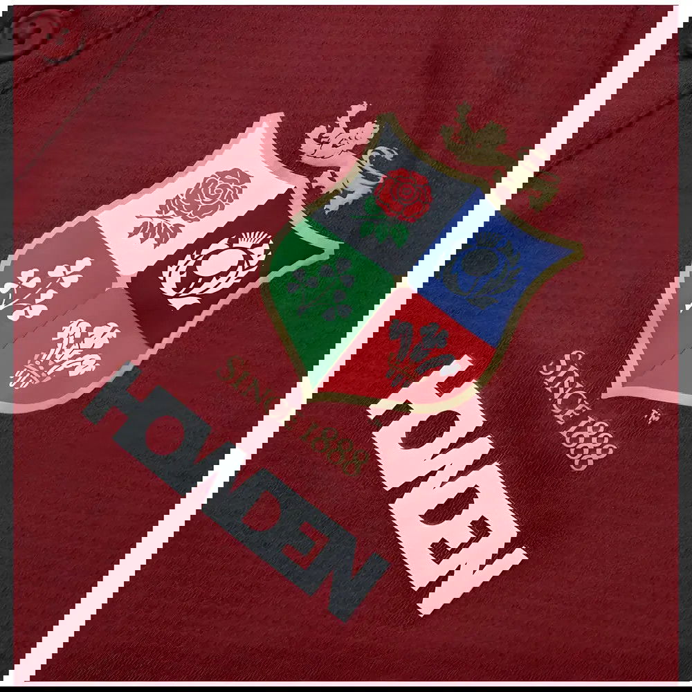 2025 British & Irish Lions Poly Polo Shirt (Red)