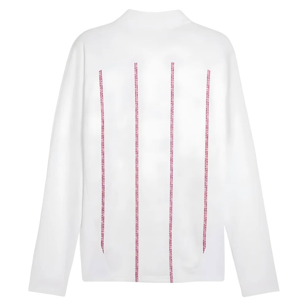 2024-2025 Man City Prematch 1/4 Zip Top (White)
