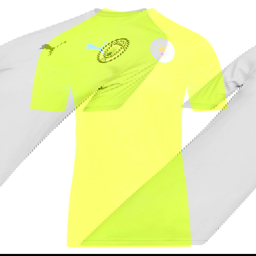 2024-2025 Man City Training Shirt (Yellow Glow) (Marmoush 7)