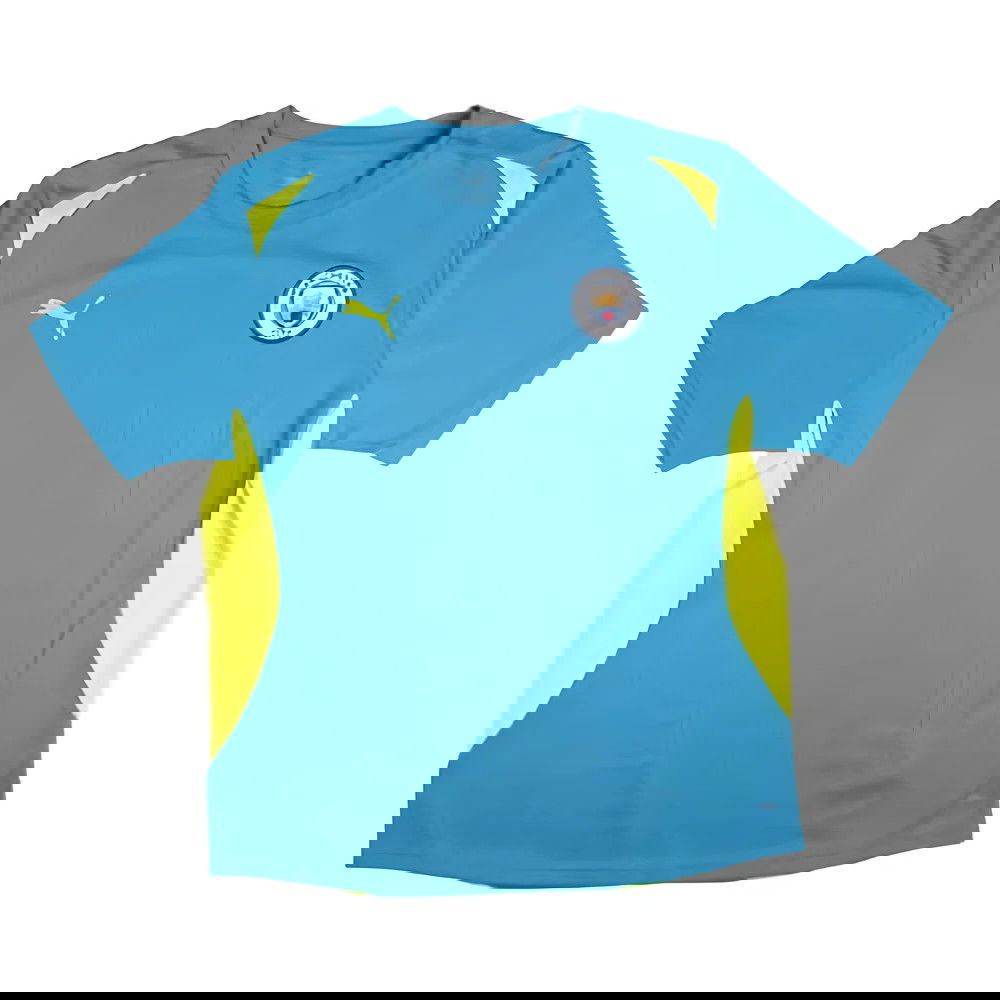 2024-2025 Man City Training Shirt Pro (Blue) (Kompany 4)