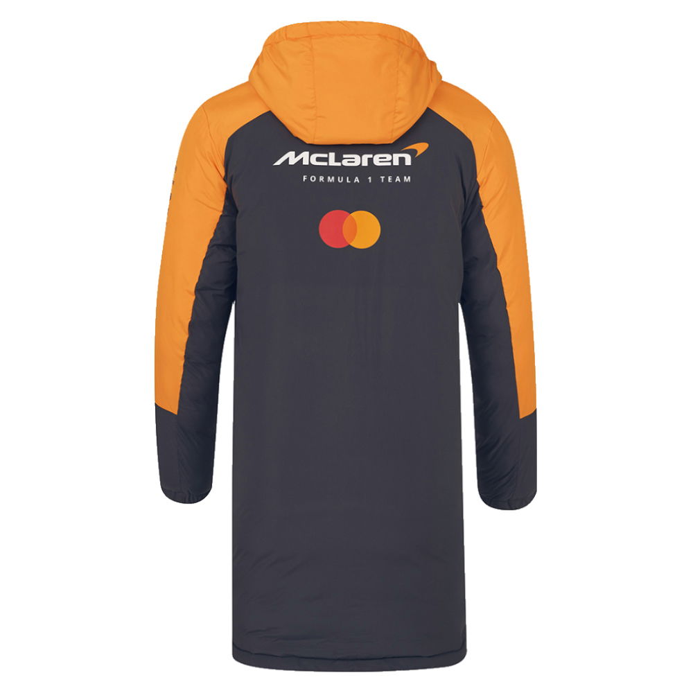 2025 McLaren F1 Team Longline Padded Jacket - Phantom