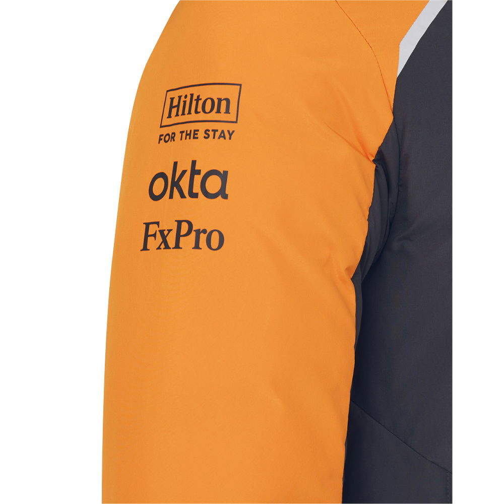2025 McLaren F1 Team Longline Padded Jacket - Phantom