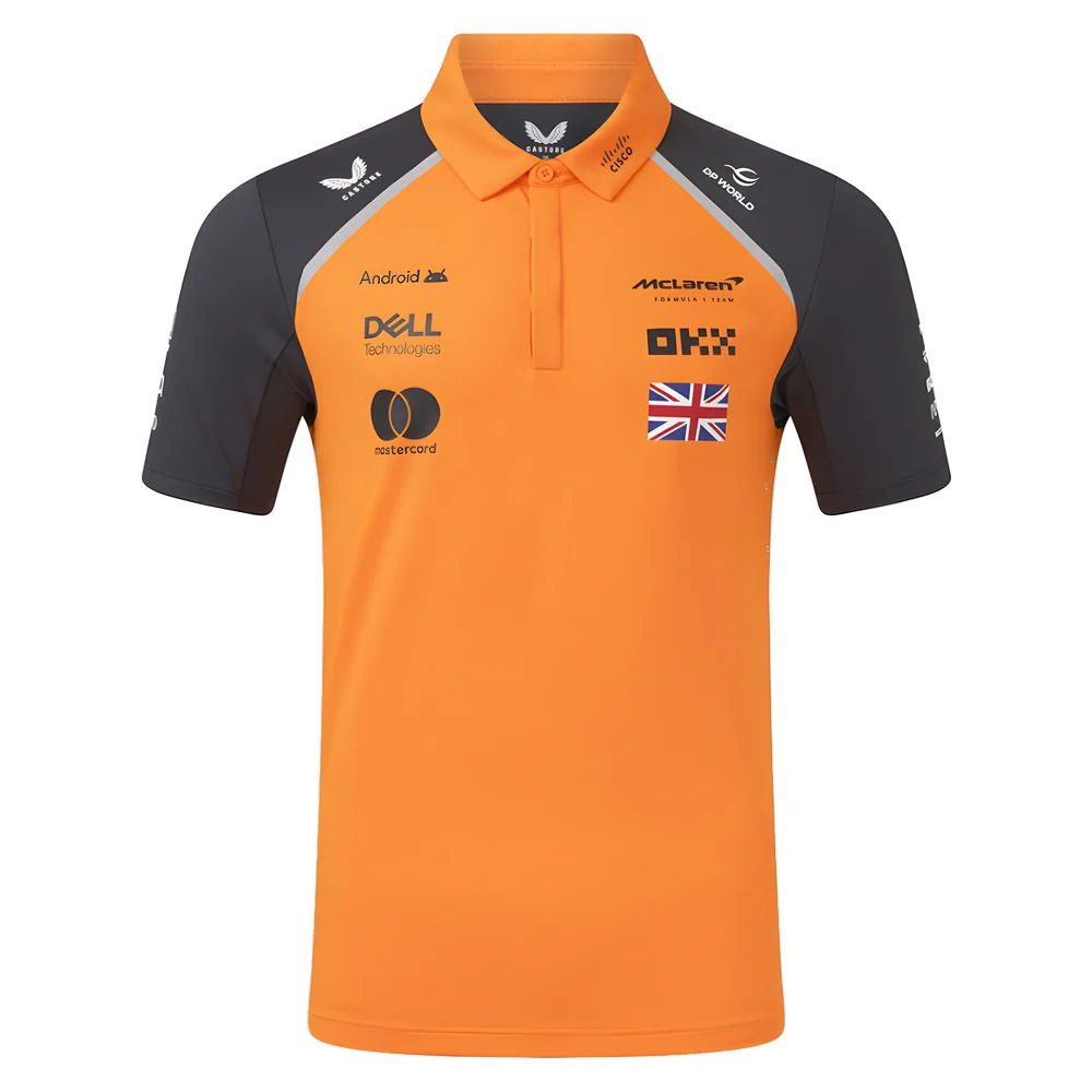2025 McLaren F1 Team Polo Shirt Lando Norris (Autumn Glory)