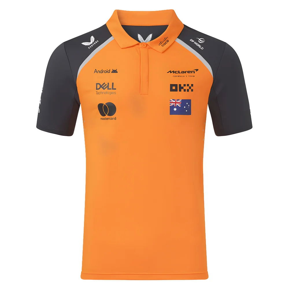 2025 McLaren F1 Team Polo Shirt Oscar Piastri (Autumn Glory/Phantom)