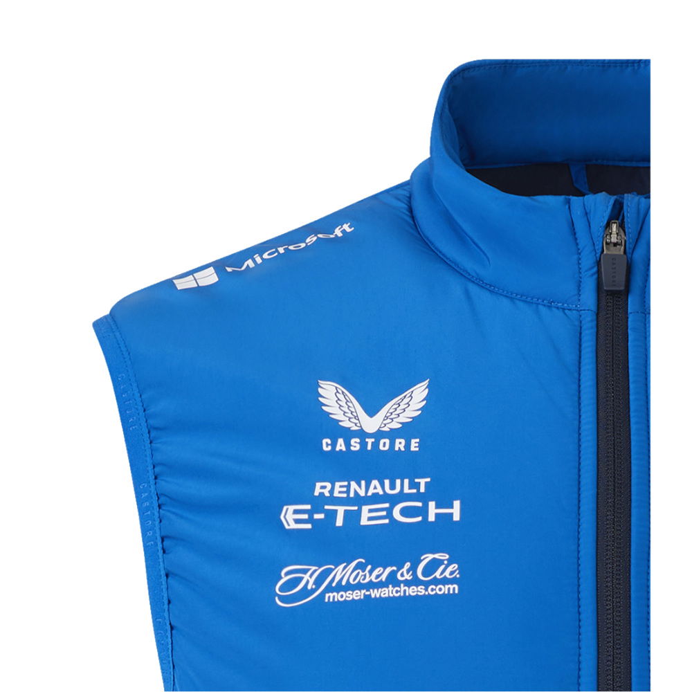 2025 Alpine Racing Hybrid Gilet (Lapis Blue)