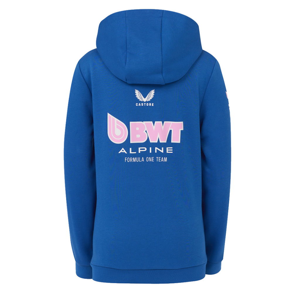2025 Alpine F1 Pullover Hoodie (Blue) - Kids