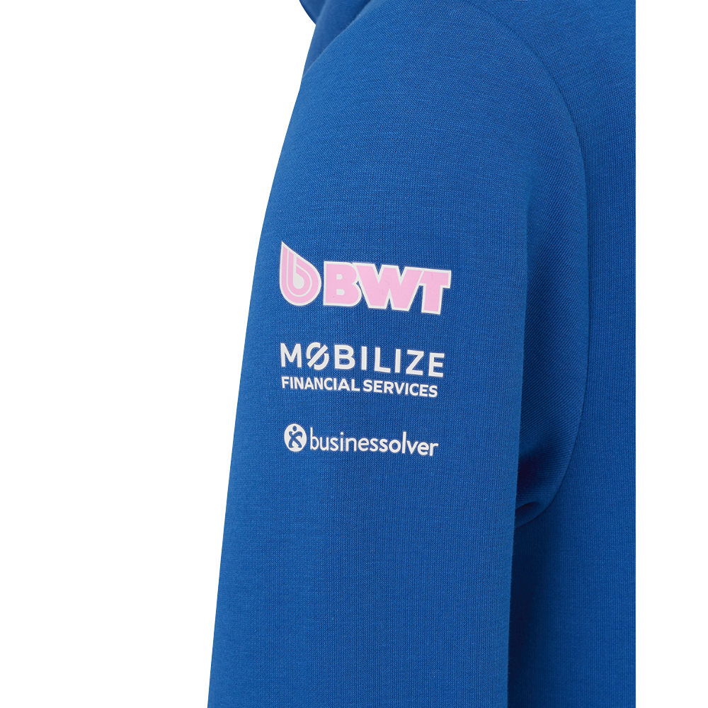 2025 Alpine F1 Pullover Hoodie (Blue) - Kids