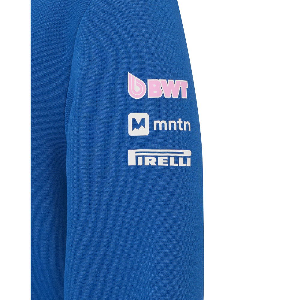 2025 Alpine F1 Pullover Hoodie (Blue) - Kids