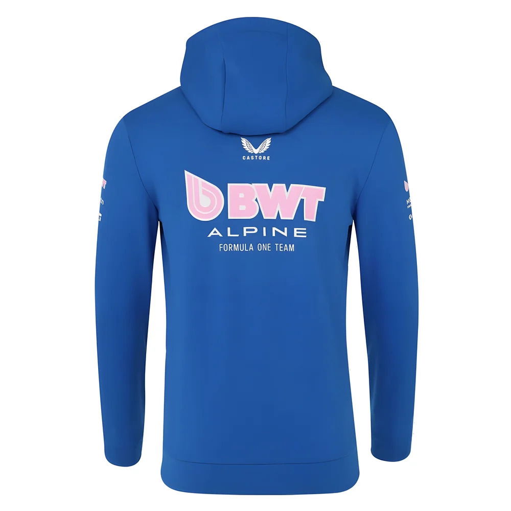 2025 Alpine Racing F1 Team Full Zip Hoodie (Lapis Blue)