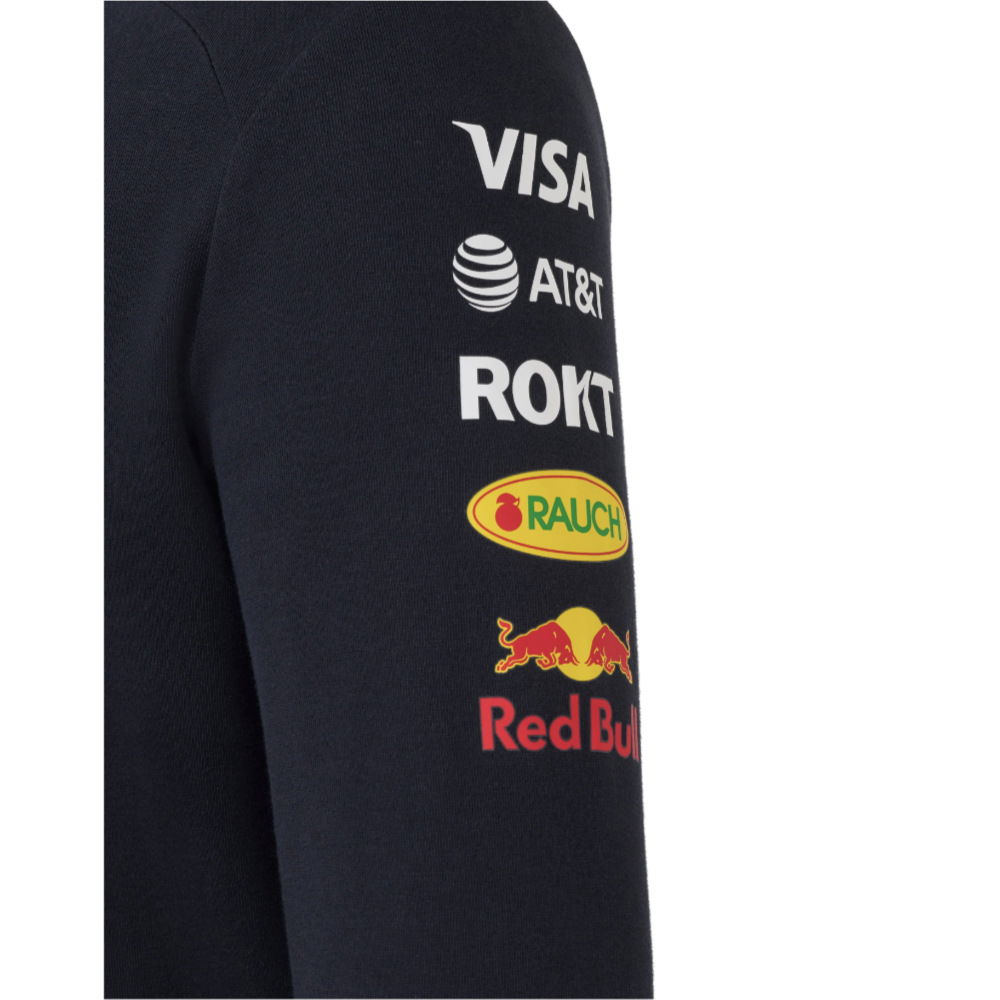 2025 Red Bull Racing F1 Team Full Zip Hooded Sweatshirt (Navy)